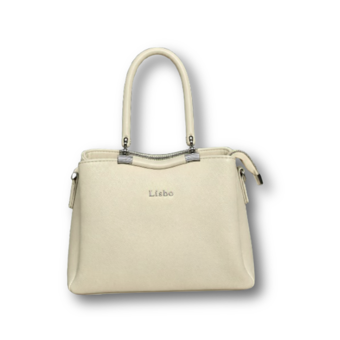 BagBliss Structured Handbag with Dual Handles