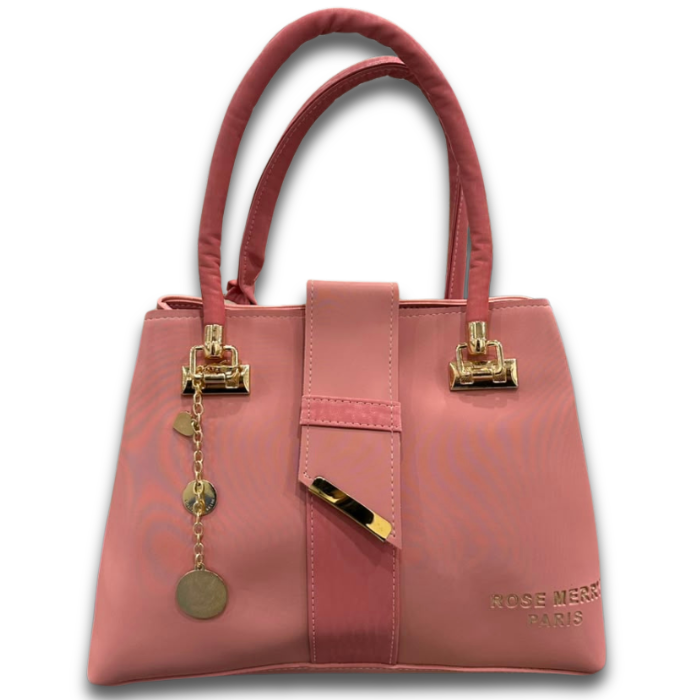 Rose Merci Paris Blush Pink Structured Tote Bag